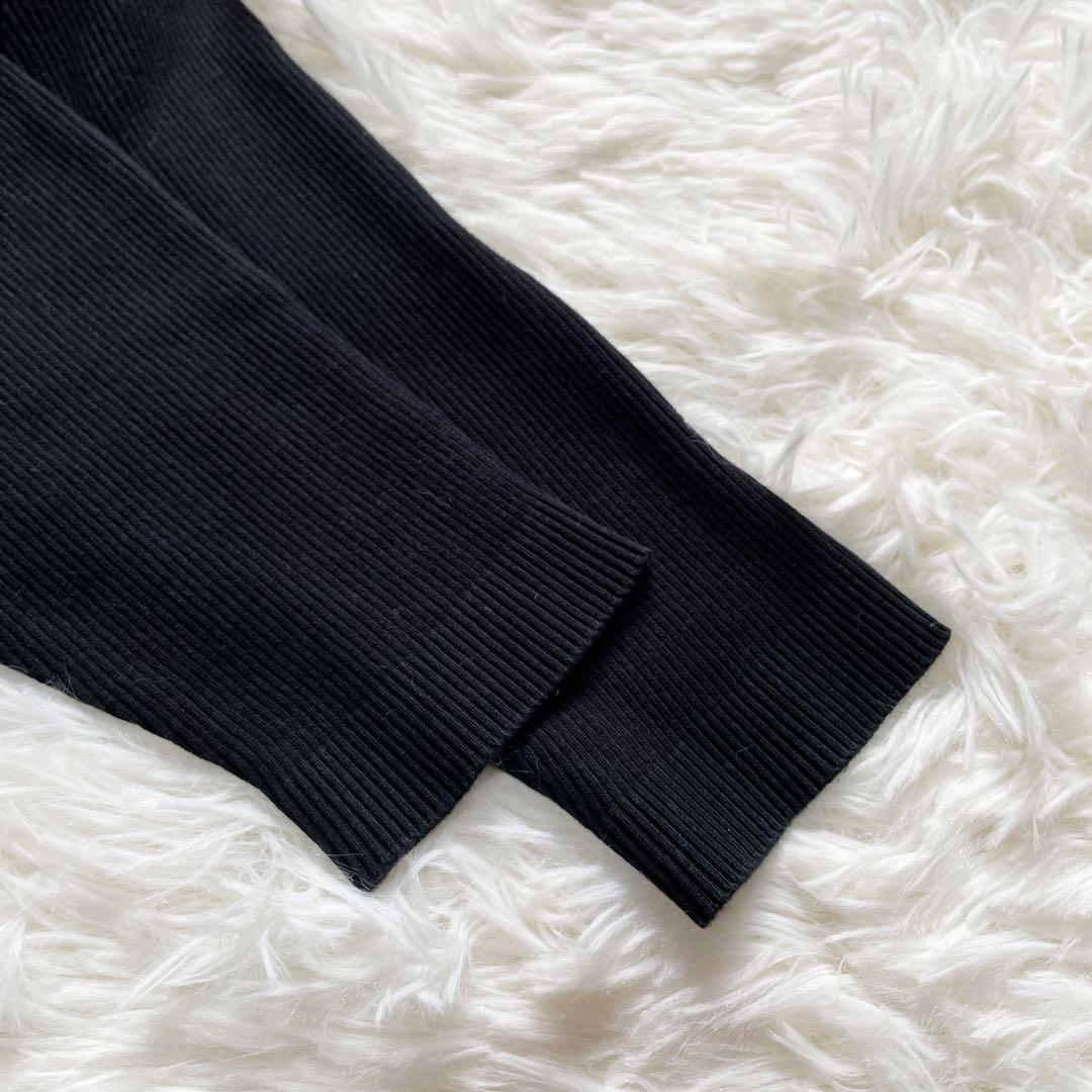 トップス AURALEE GIZA HIGH GAUGE RIB KNIT POLO