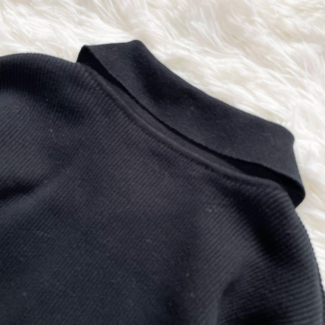 トップス AURALEE GIZA HIGH GAUGE RIB KNIT POLO