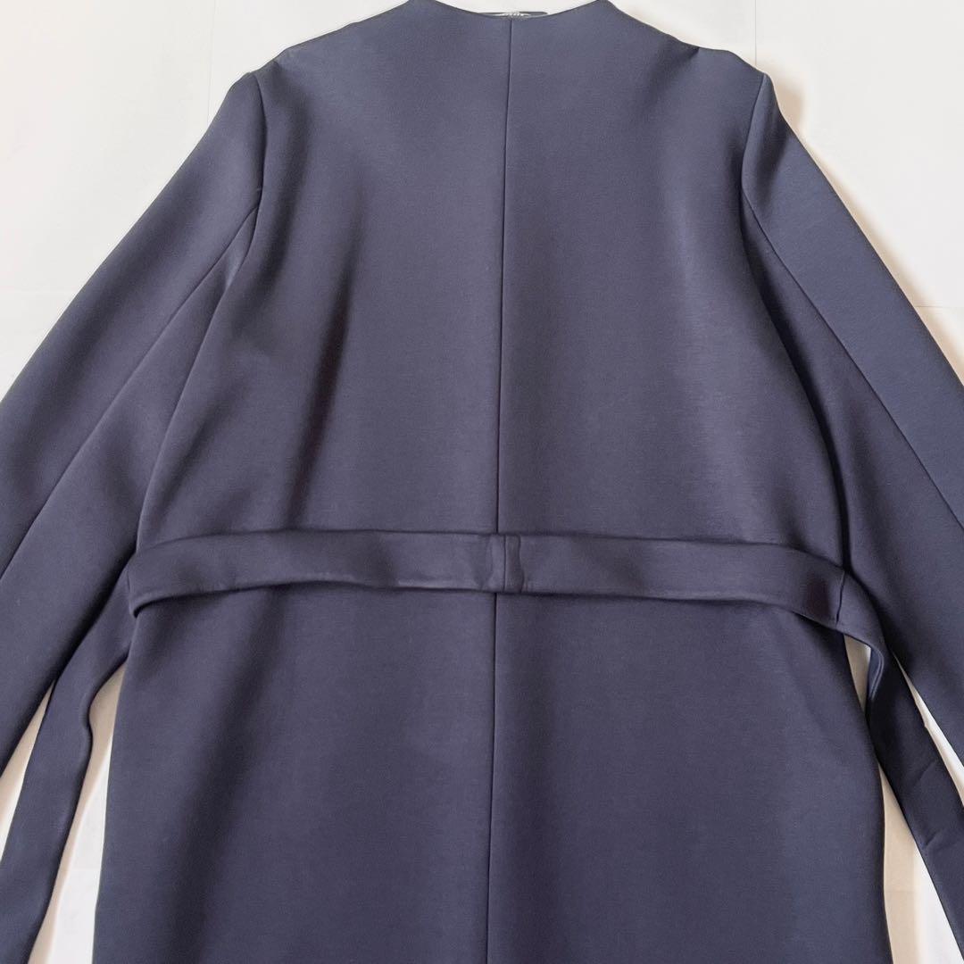 Max Mara WEEKEND スキューバジャージーミディコート LL ベルト