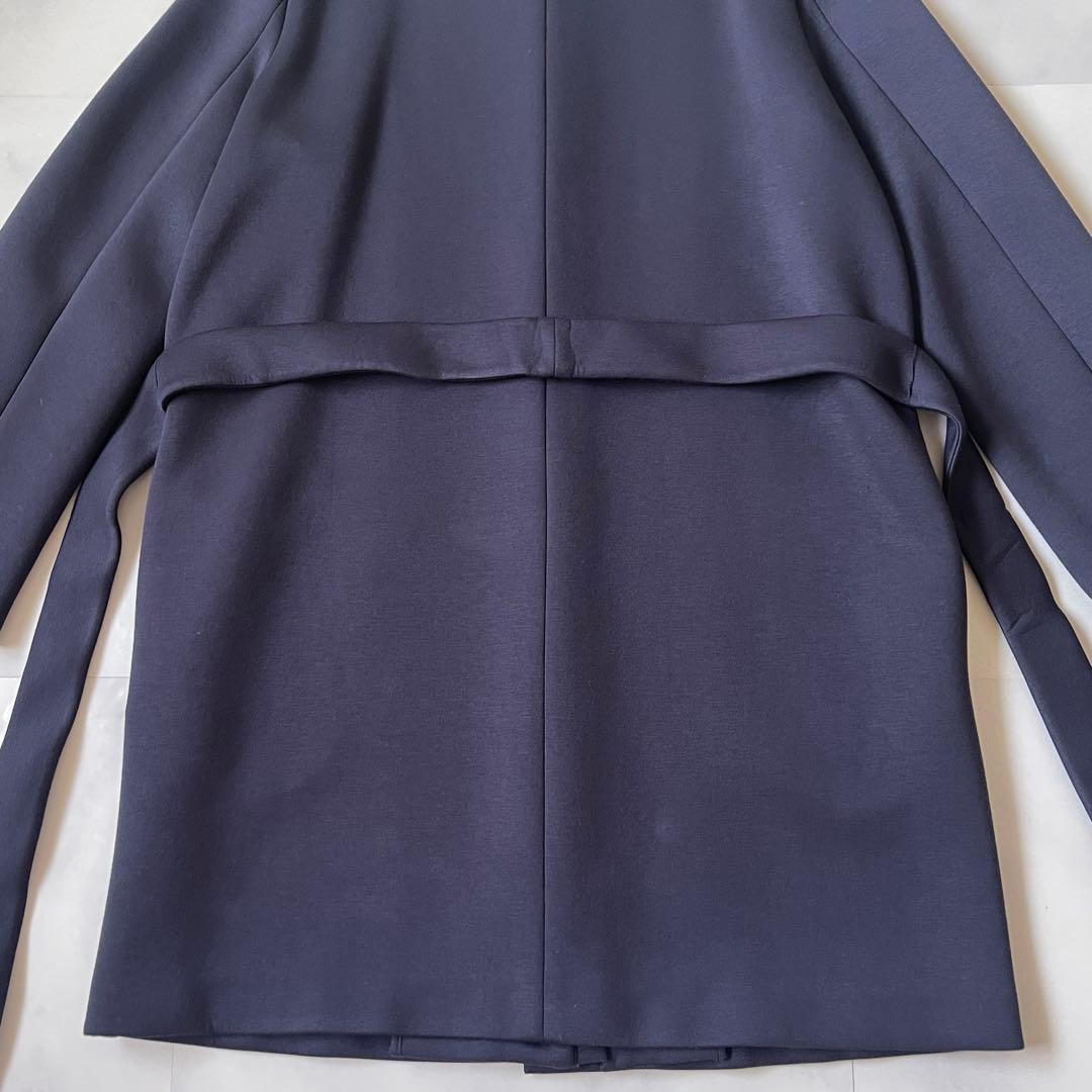 Max Mara WEEKEND スキューバジャージーミディコート LL ベルト