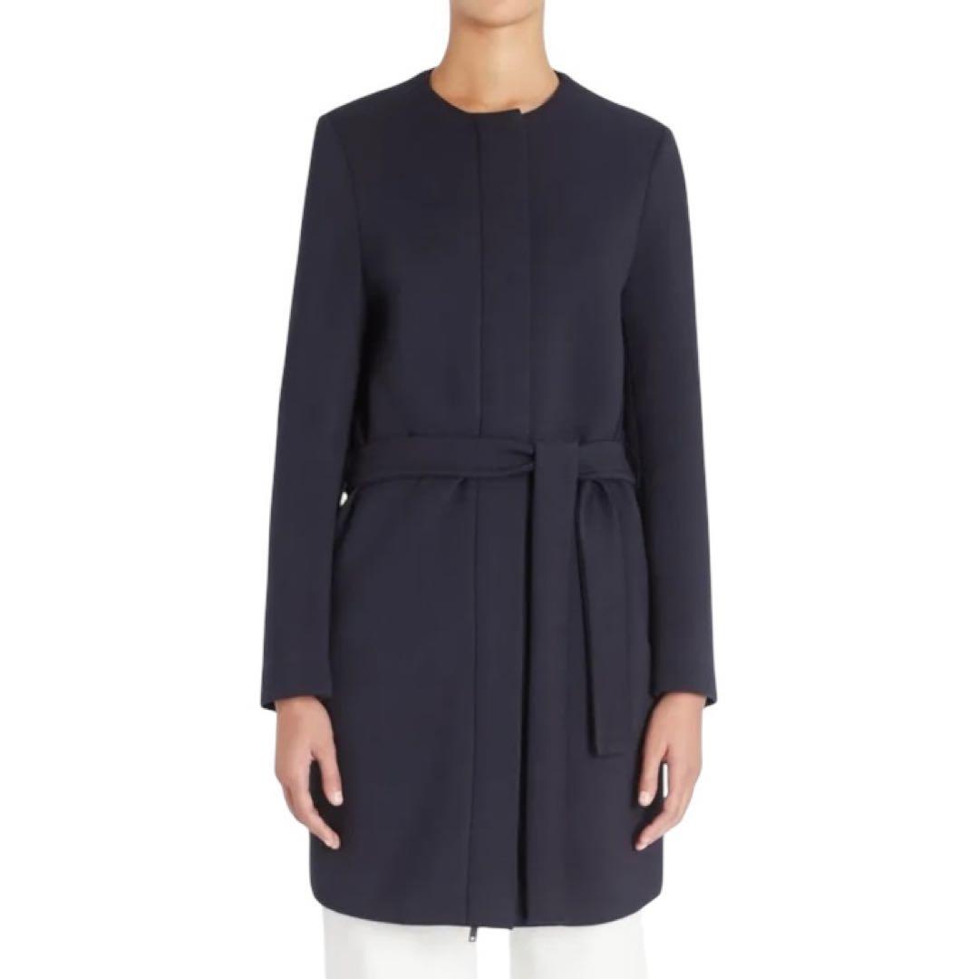 Max Mara WEEKEND スキューバジャージーミディコート LL ベルト
