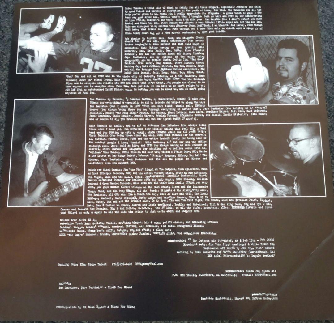 洋楽 BLOOD FOR BLOOD /REVENGE ON SOCIETY [LP]