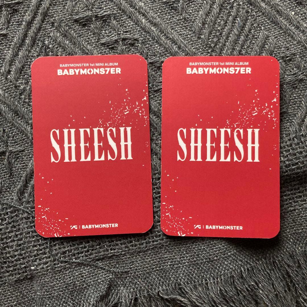 BABYMONSTER アサ SHEESH 事前収録 トレカ2枚