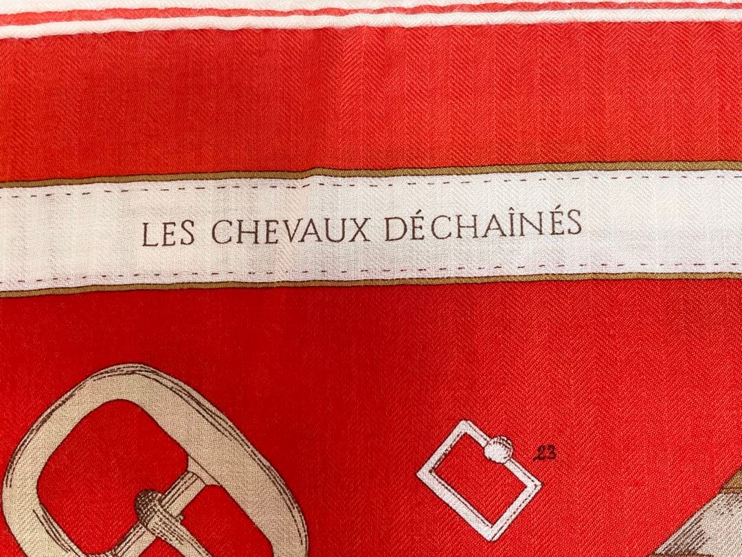【早い者勝ち！】HERMES カレジェアン シュヴォー　デシェネ レッド