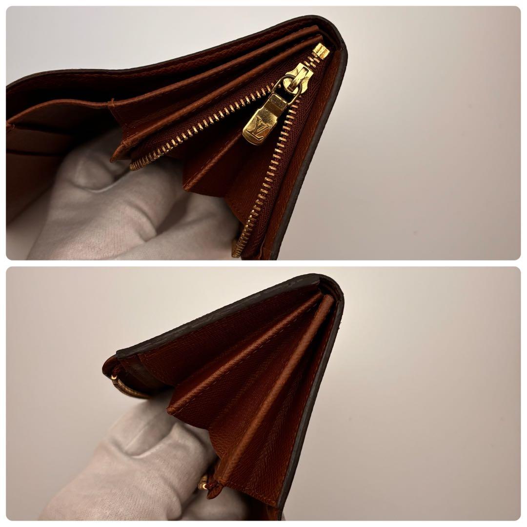 ✨鑑定済み✨ルイヴィトン✨ポルトモネビエ トレゾール✨モノグラム 二つ折り財布