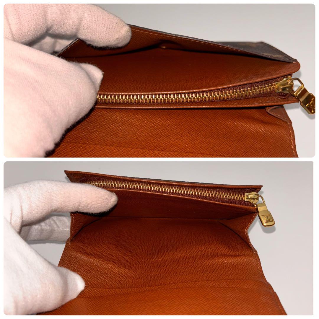 ✨鑑定済み✨ルイヴィトン✨ポルトモネビエ トレゾール✨モノグラム 二つ折り財布