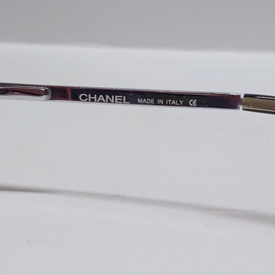 ✨希少✨CHANEL 4092 ピンク ハーフリム ココマーク ラインストーン