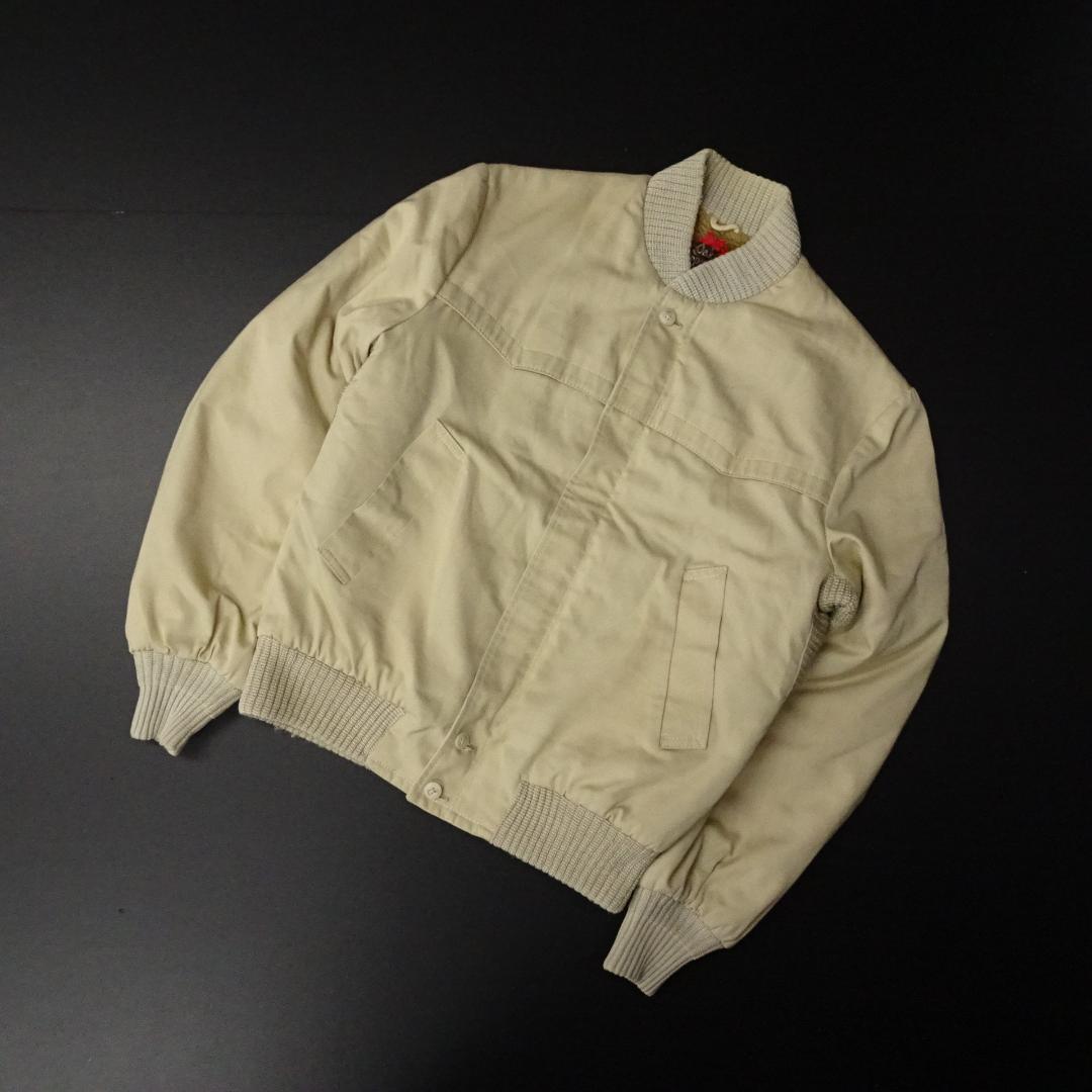 50s- USA SEARS シアーズ ジップジャケット 棒タロン ダービー