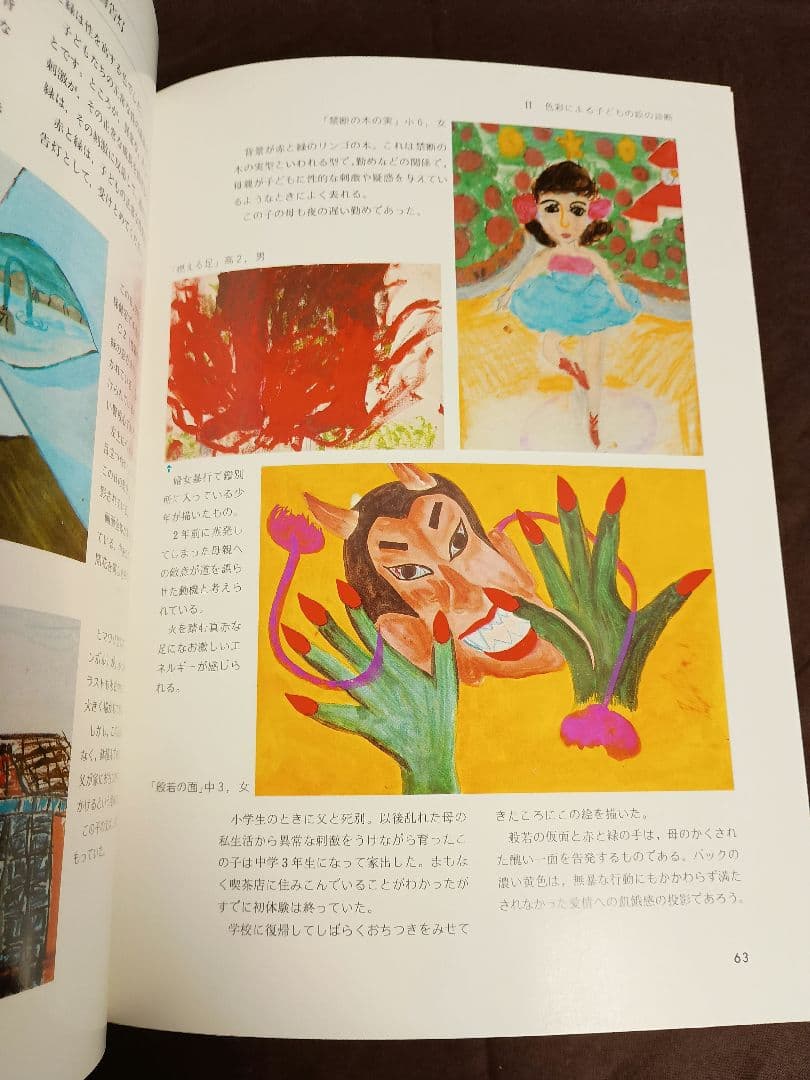 原色子どもの絵診断事典　浅利　篤監修　日本児童画研究会編著