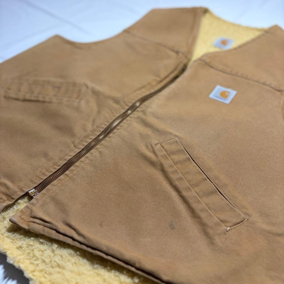 [90s 80s] Carhartt V03 BRN 6SV ベスト ブラウン