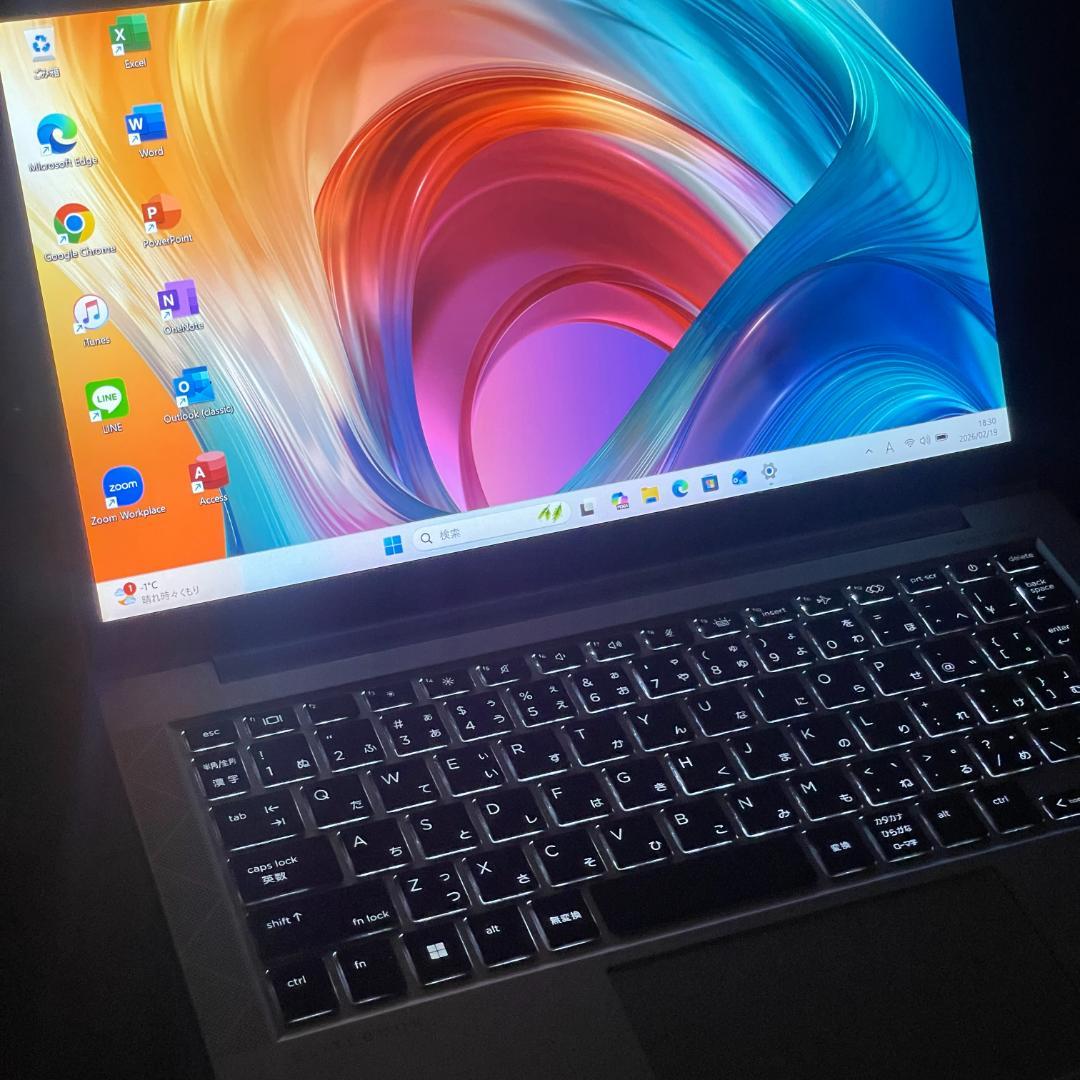 第11世代i7 HP EliteBook 830 G8 ノートPC 16GB