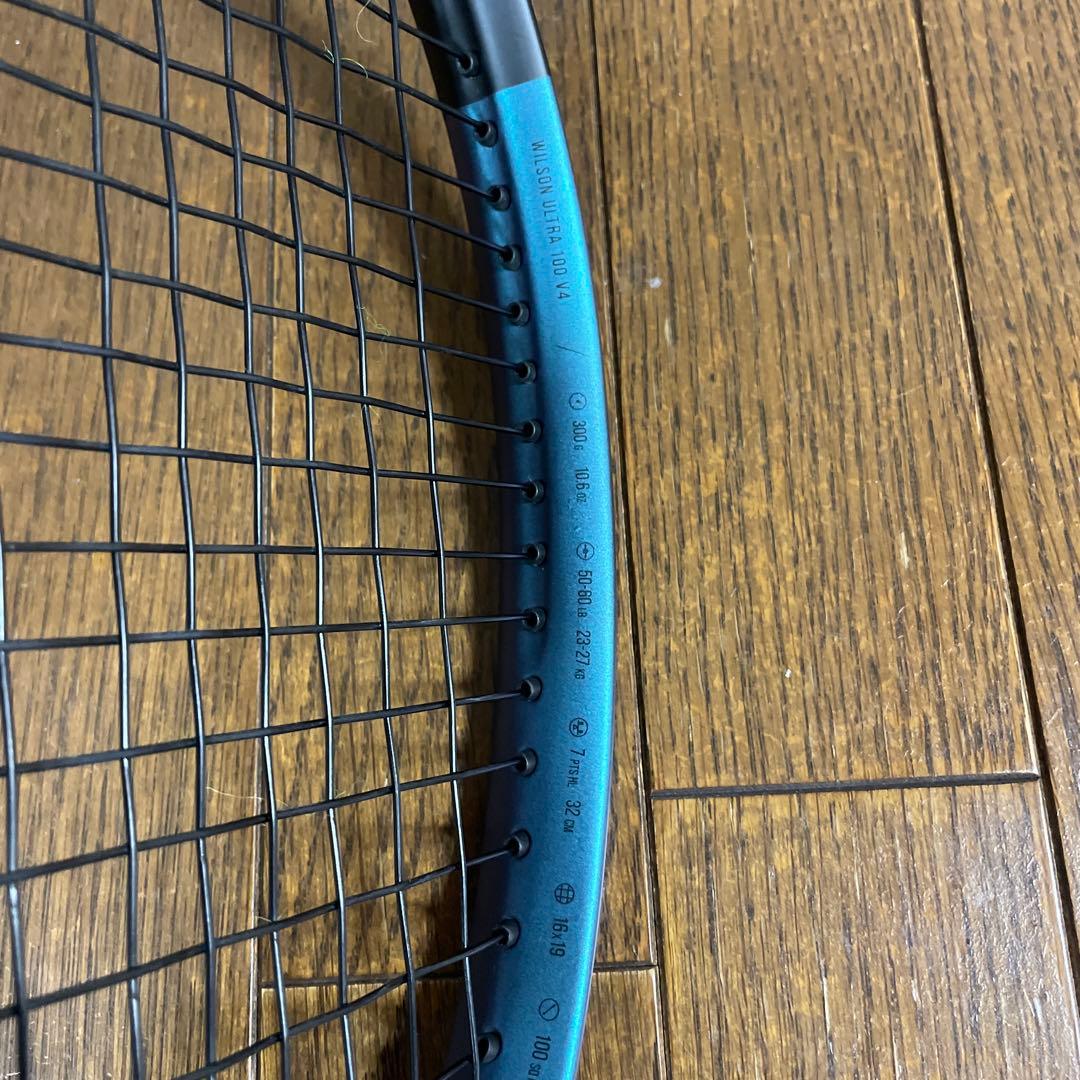 【⭐️美品】Willson ULTRA 100 V4 G2 テニスラケット 青