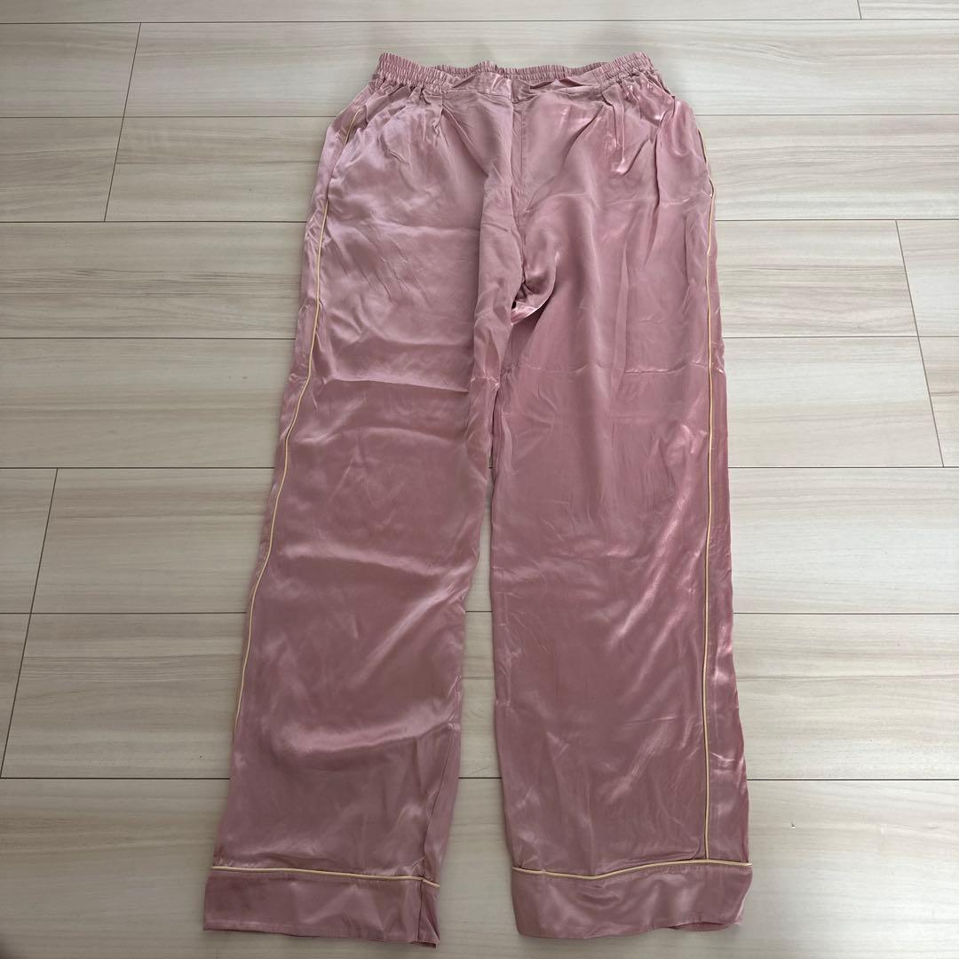 LILYSILK シルクパジャマセット L ピンク