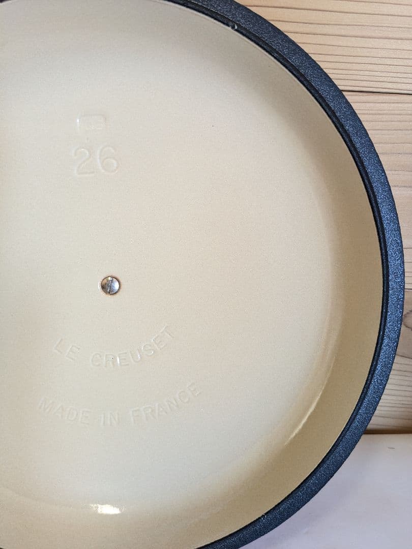 【未使用】ル・クルーゼ　Le Creuset　オレンジ　キャセロール　26cm