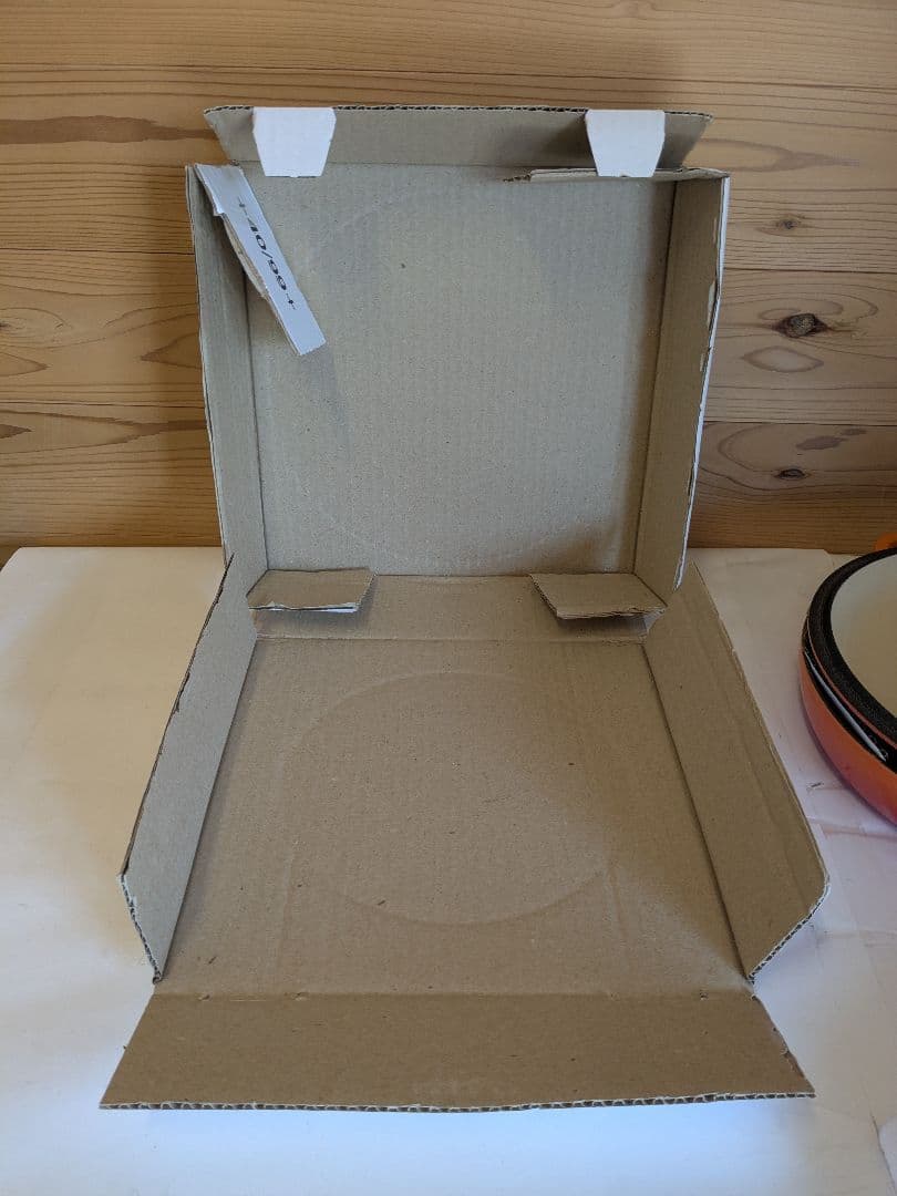 【未使用】ル・クルーゼ　Le Creuset　オレンジ　キャセロール　26cm