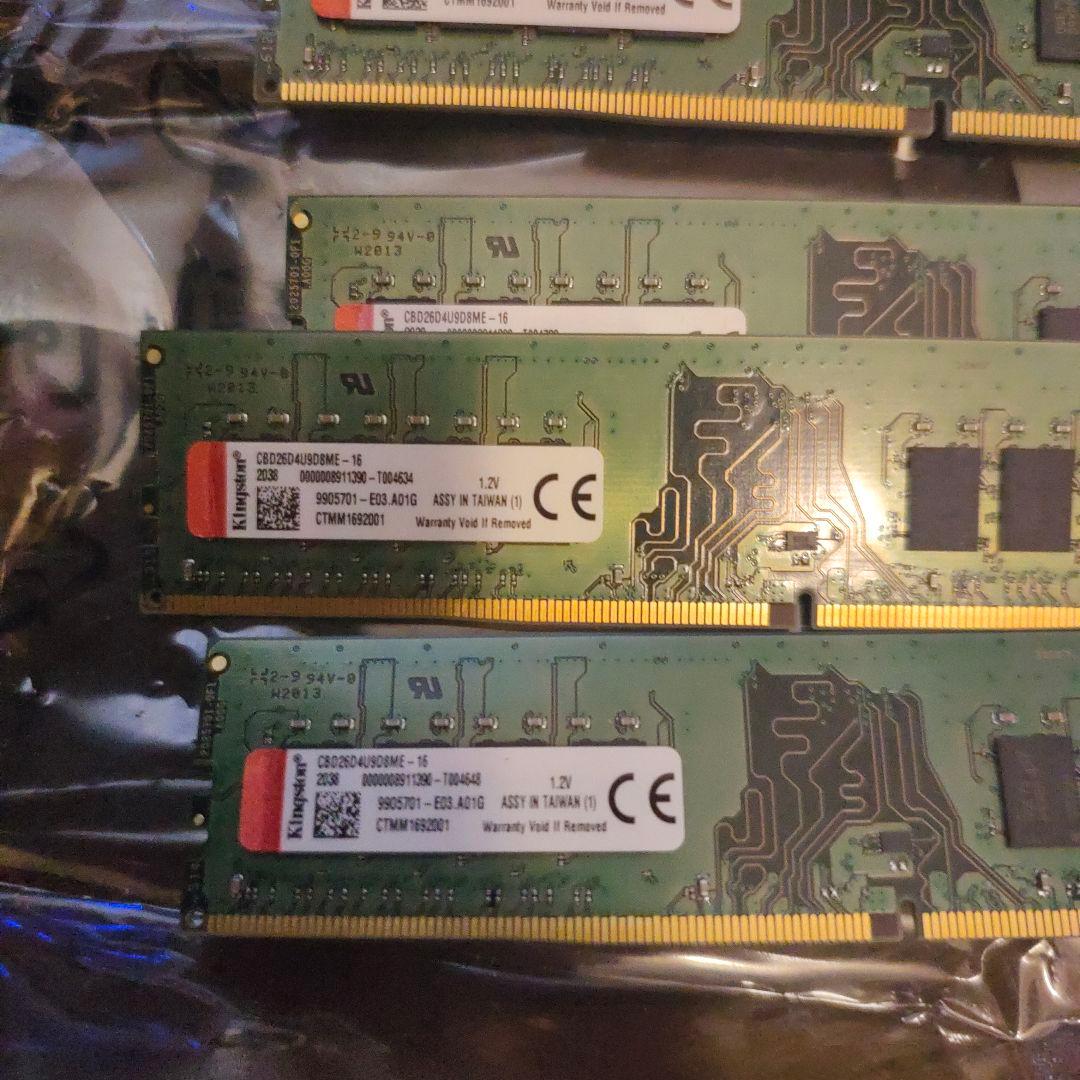 DDR4 メモリ16GB×4 64GB 2666