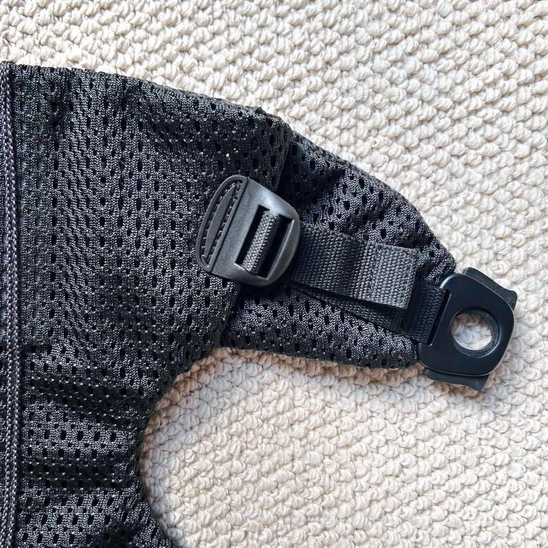 【美品】BABYBJÖRN ベビーキャリア MINI Air ブラック　メッシュ