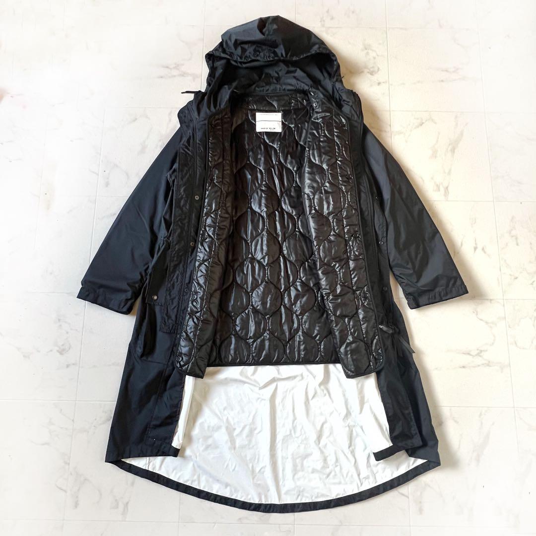 WISLOM × JOURNAL STANDARD ライナー付モッズコートL