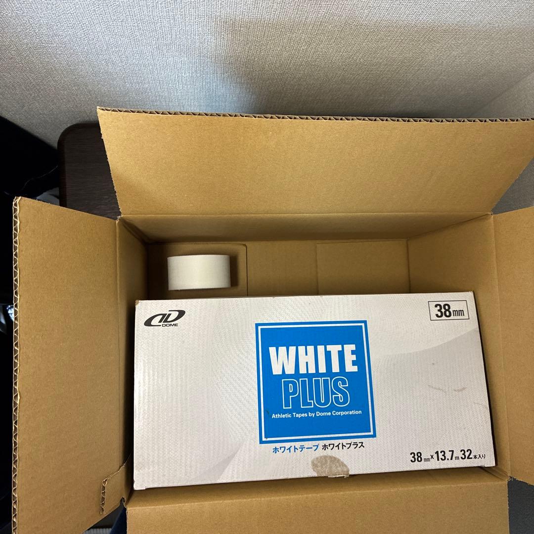 非伸縮ホワイトテープ DOME WHITE PLUS 医療用テープ 38mm