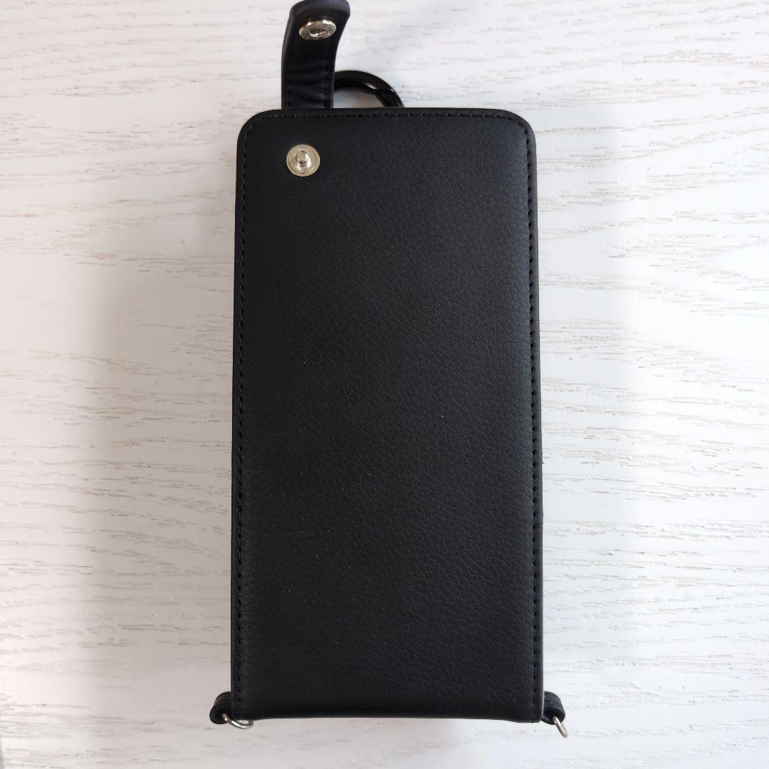 エジュー　ajew スマホショルダーマルチケースM　pureblack　保証書付