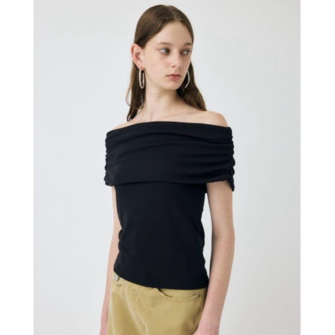 SHEER OFF SHOULDER トップス