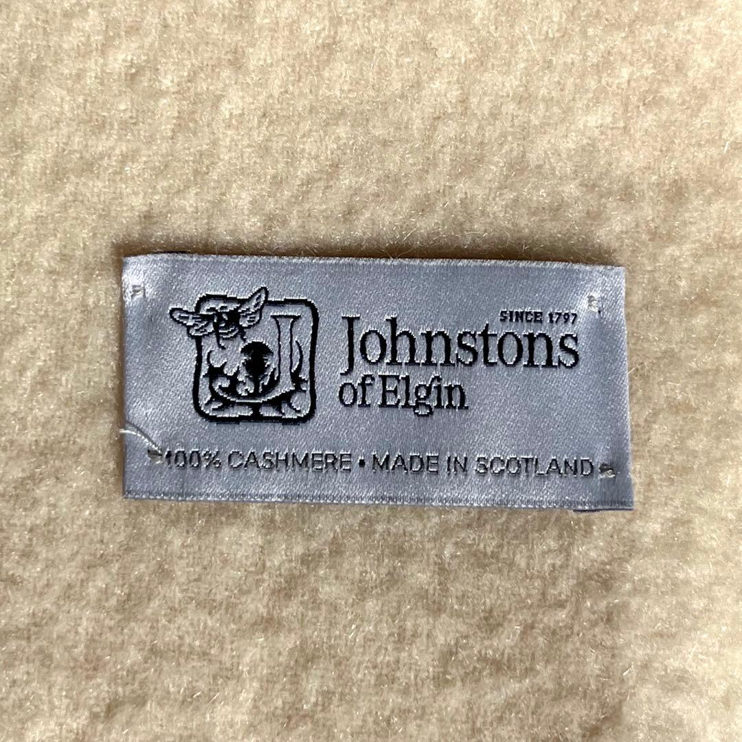 Johnstons OF ELGIN英国製 カシミヤ100大判ストール