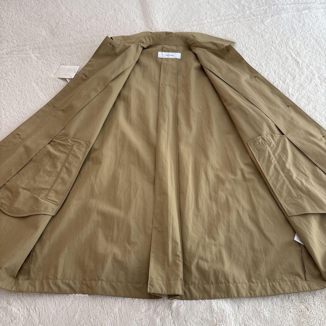 新品✨JOURNAL STANDARD コットンリネン　ワイドステンカラーコート