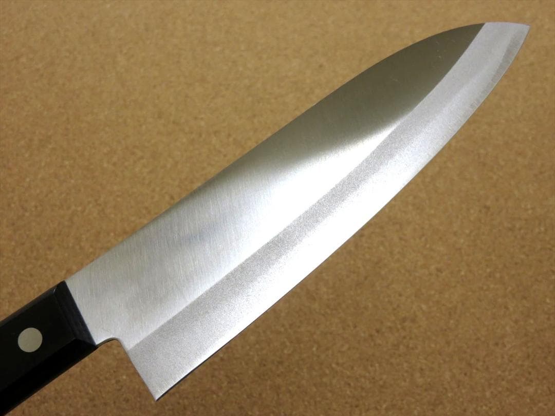 関の刃物 三徳包丁 170mm 鋼割込 白紙2号 炭素鋼 ハガネ 両刃 万能包丁
