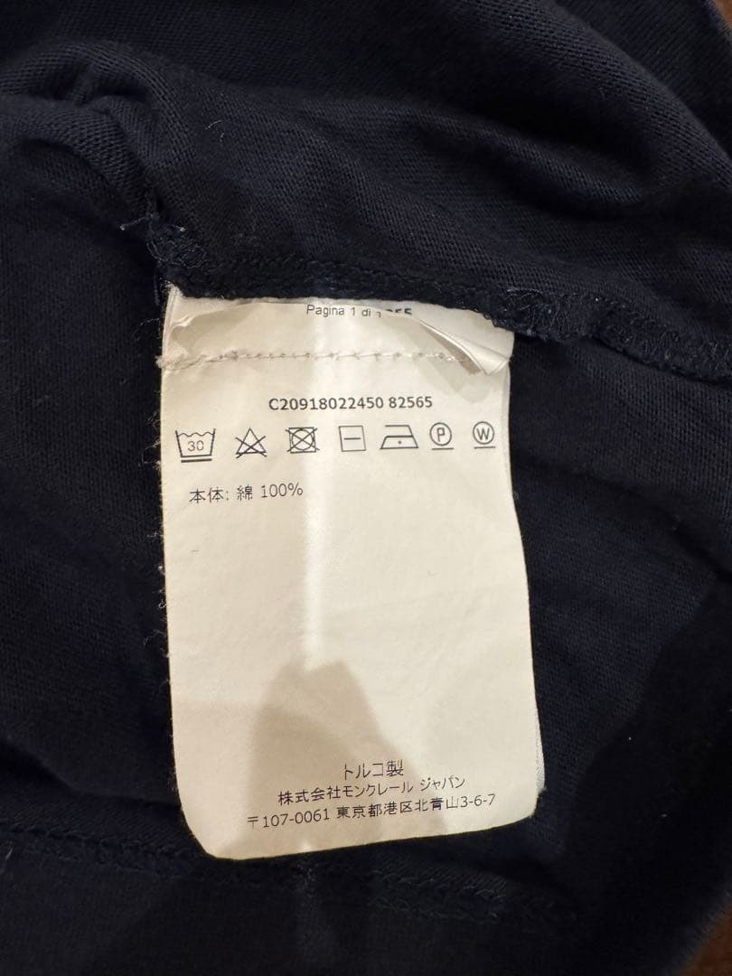 ❗️初期アイテム❗️MONCLER モンクレール　ロゴ Tシャツ　ネイビー