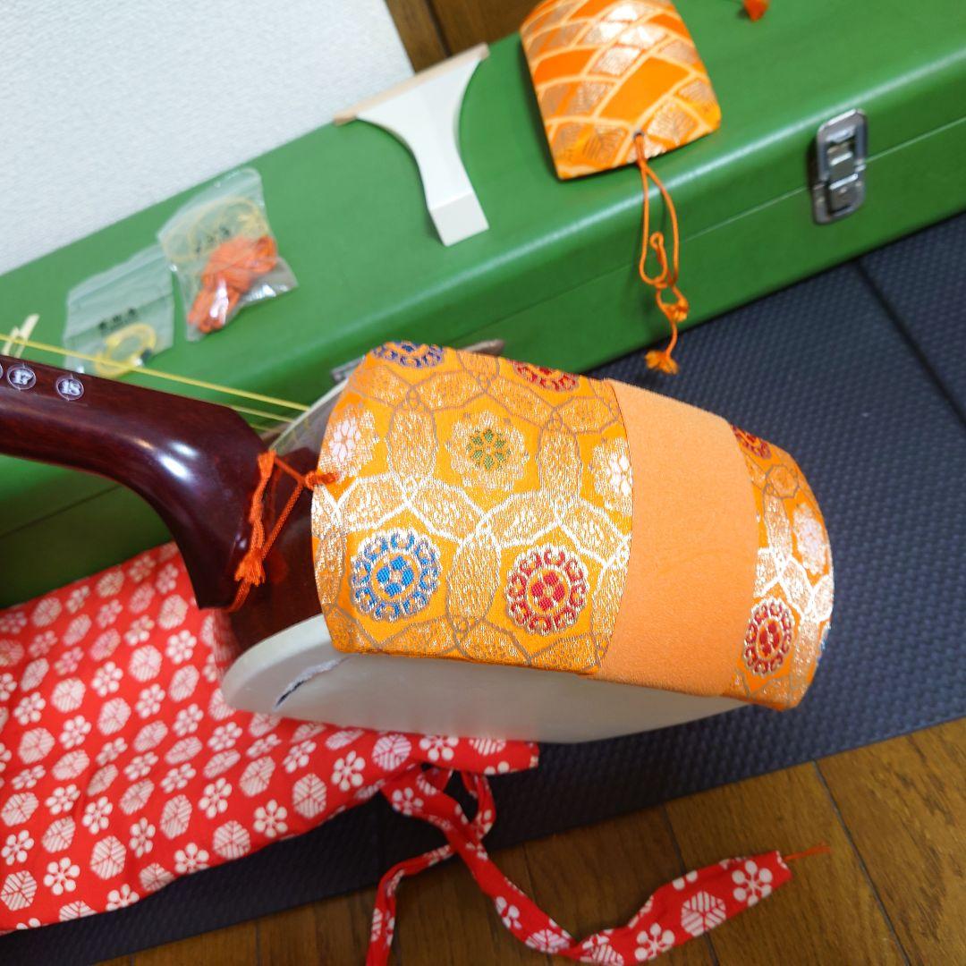 津軽三味線 　ジャンク　 皮破れ現状渡し品