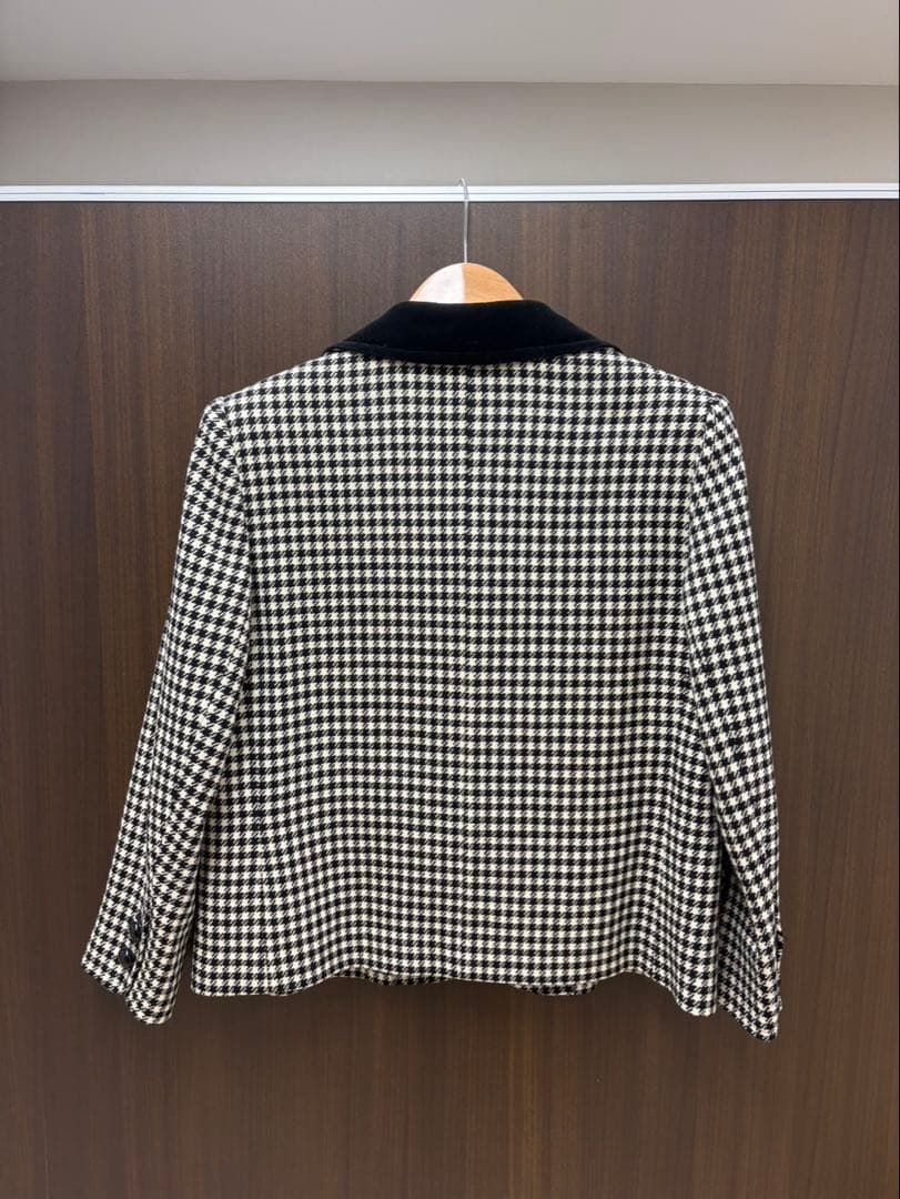 GIVENCHY GLAMOUR チェック柄ジャケット 13号　XL