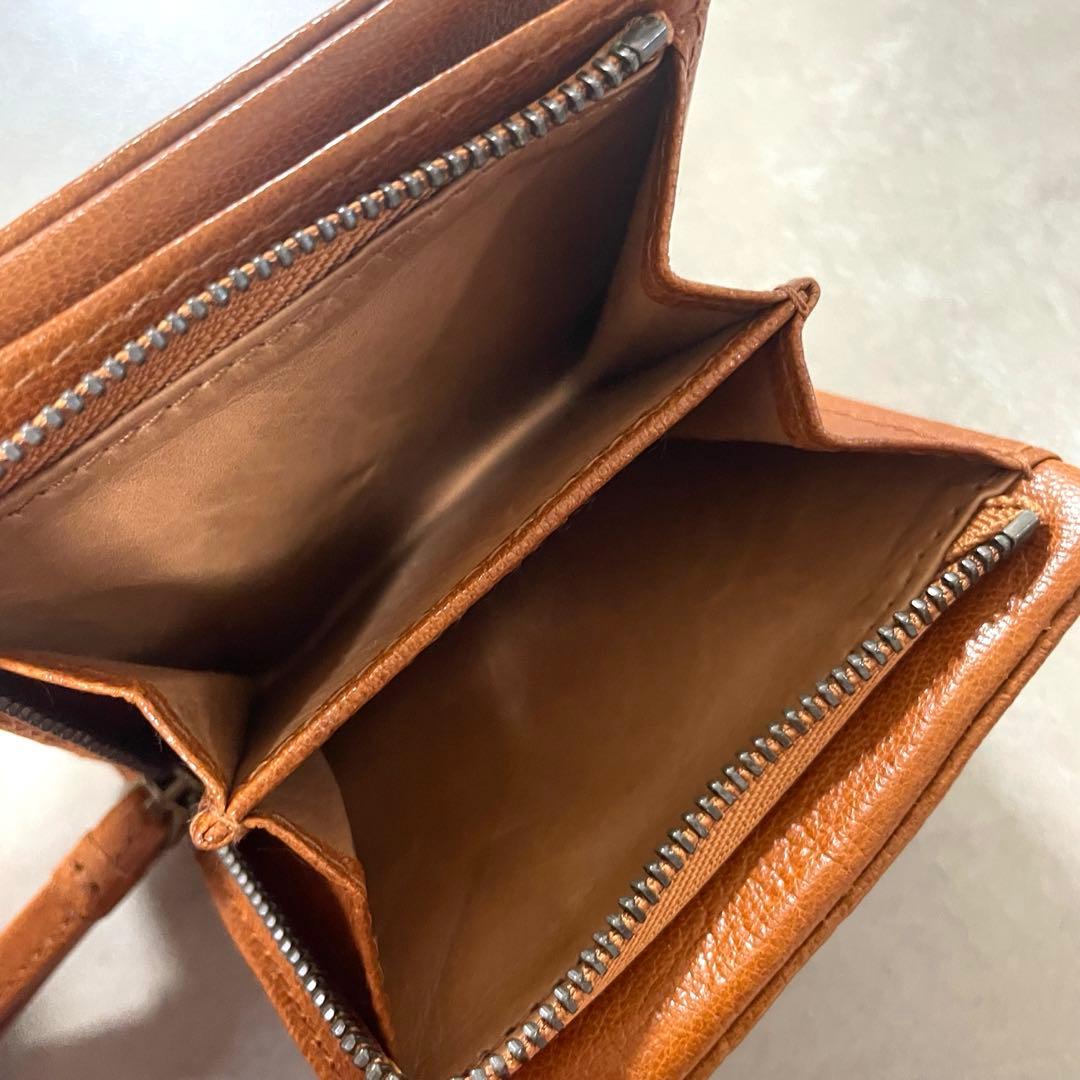 タグ有り　genten ゲンテン　ゴートベーシック 二つ折り財布　レザー