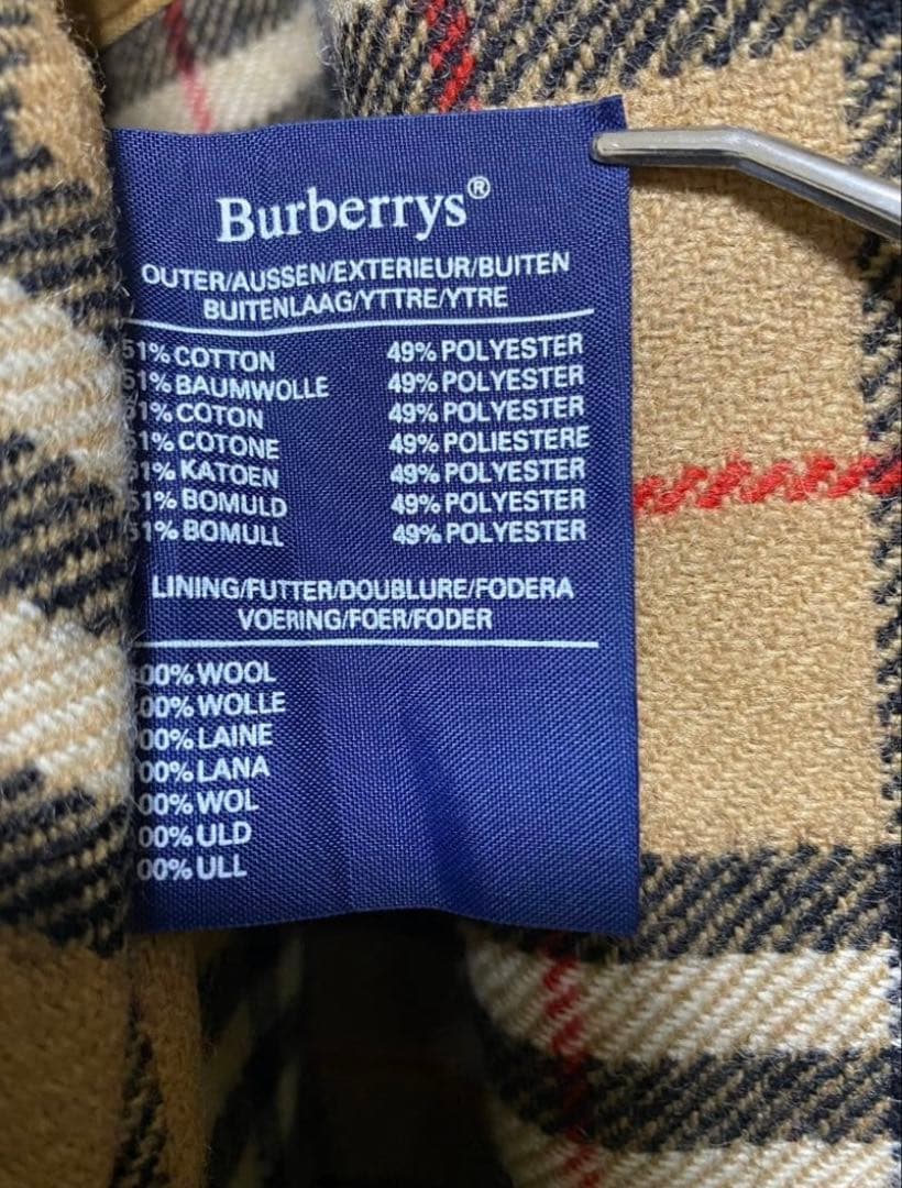 英国製 バーバリー ステンカラーコート 80s Burberrs