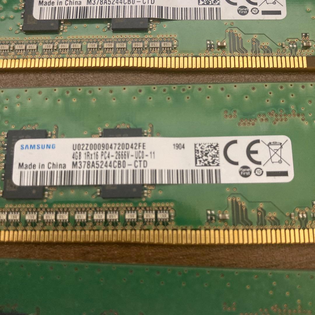 Samsung 4GB DDR4×4