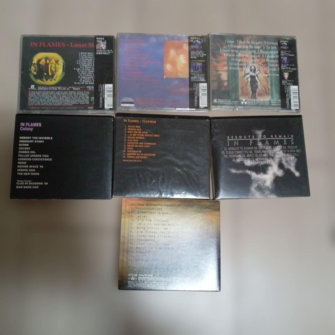 IN FLAMES（インフレイムス） 日本盤CD7枚セット