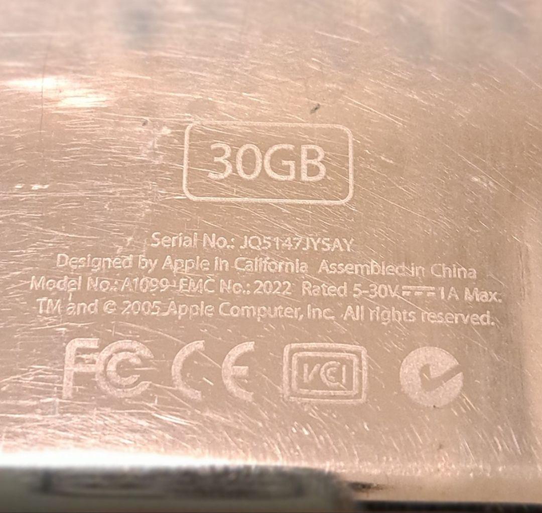 週末限定ipod 第四世代 30G