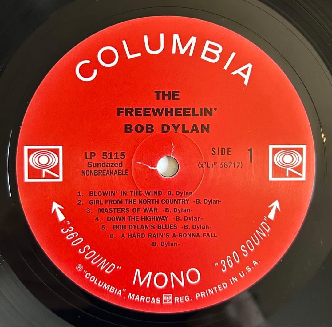 【米LP MONO盤Re】THE FREEWHEELIN' BOB DYLAN