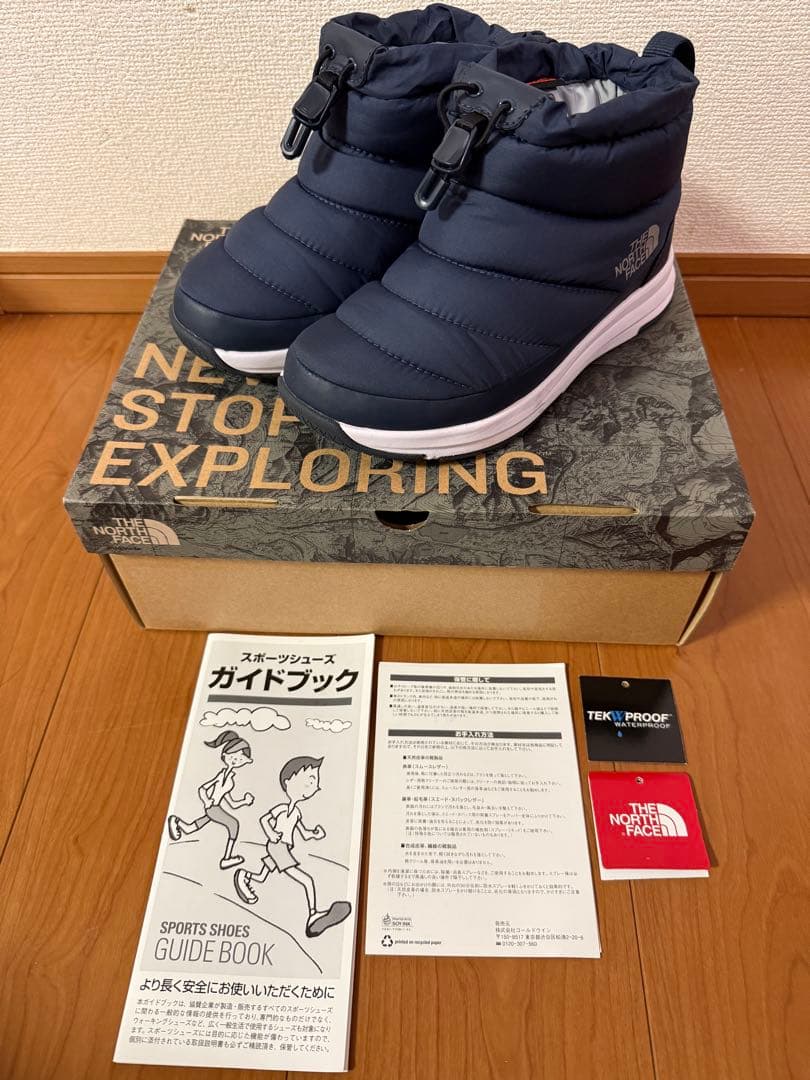 【箱付き超美品】THE NORTH FACE スノーブーツ 23cm ネイビー