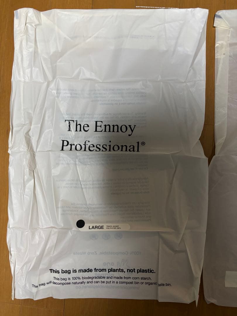 ENNOY Track Suit \"Black\" サイズL トラック　ジャージ