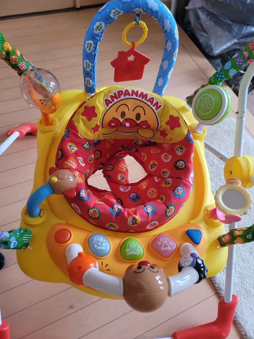 折り畳み可能　アンパンマン　ジャンパル　ジャンパー　ベビー