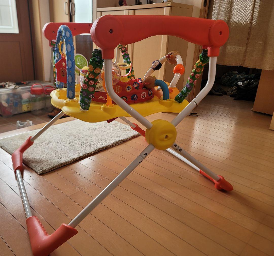 折り畳み可能　アンパンマン　ジャンパル　ジャンパー　ベビー