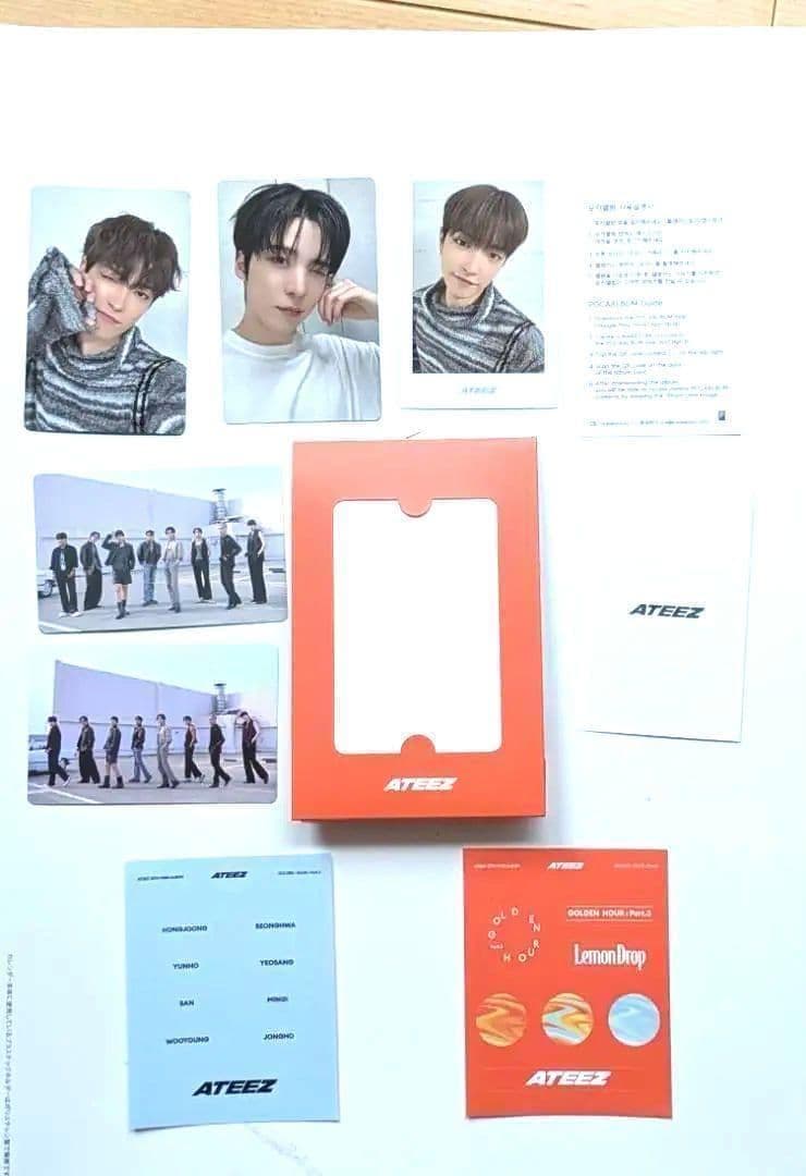 ★非売品◆直筆サインCD◆ATEEZ◆GOLDEN HOUR：Part․3