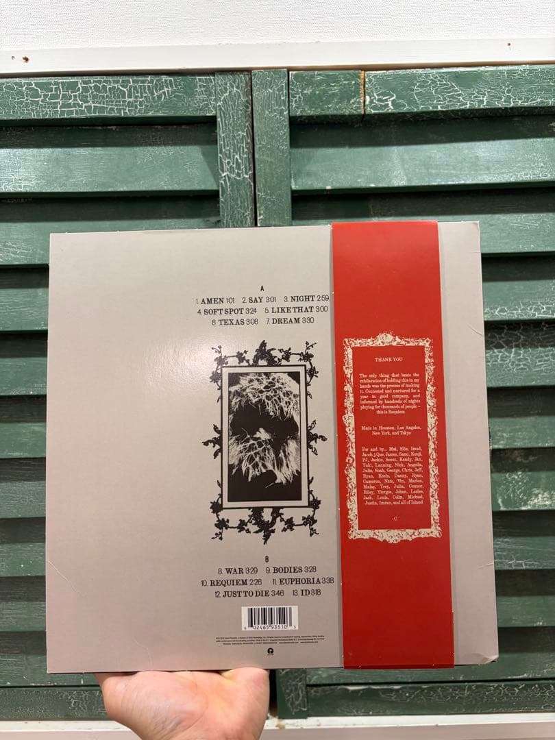 帯付き KESHI / Requiem レコード アナログ アルバム LP
