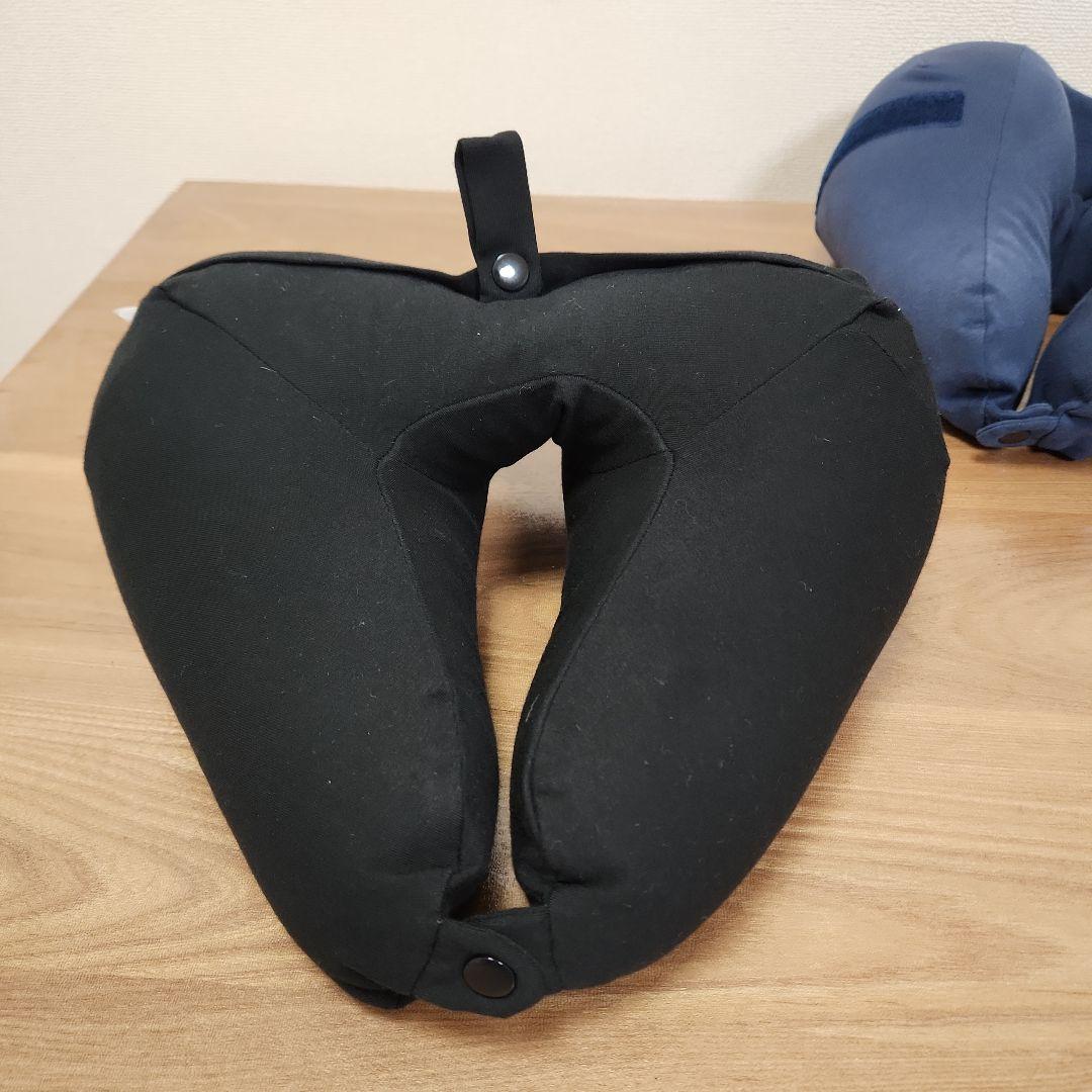 Yogibo U字型ネックピロー (ネイビー、ブラック)セット