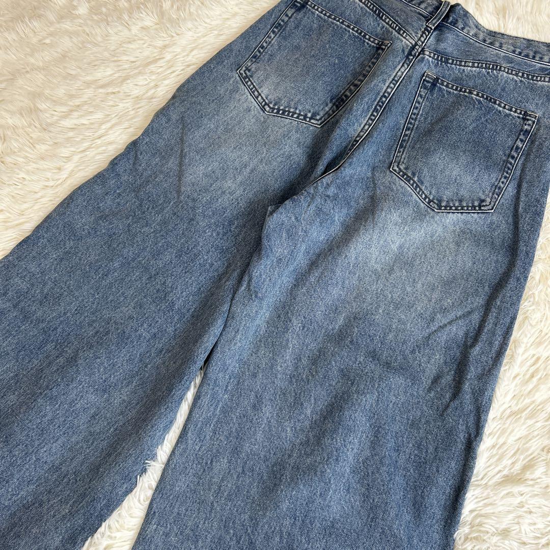 美品✨ 25SS ウィムガゼット デニムタックパンツ ワイドパンツ 完売品