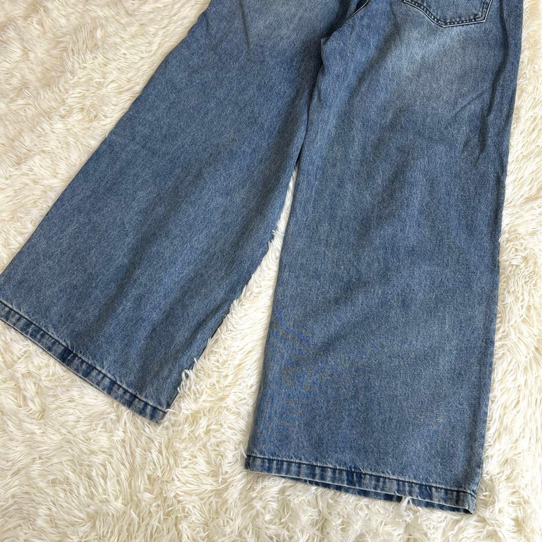 美品✨ 25SS ウィムガゼット デニムタックパンツ ワイドパンツ 完売品