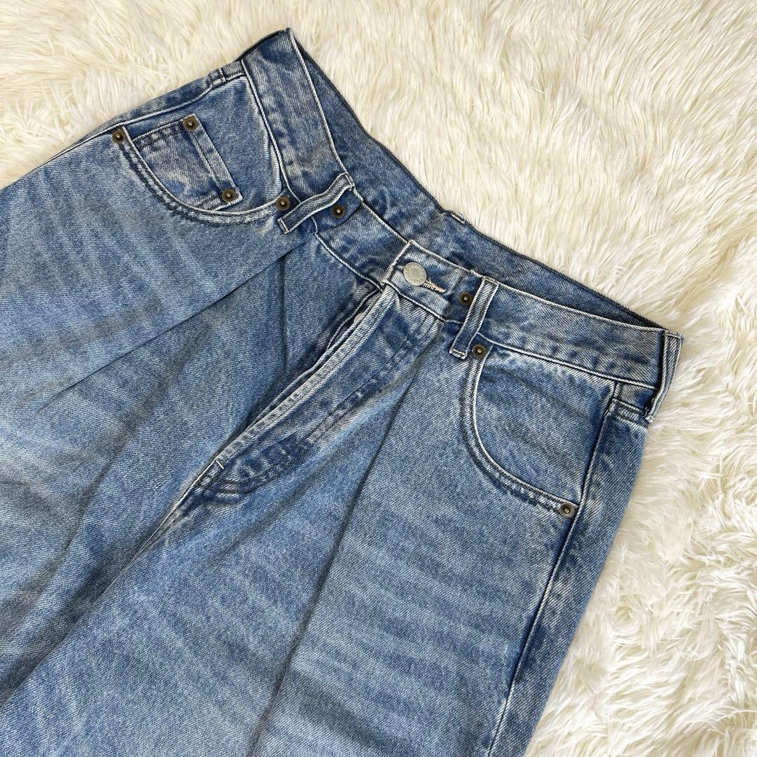 美品✨ 25SS ウィムガゼット デニムタックパンツ ワイドパンツ 完売品