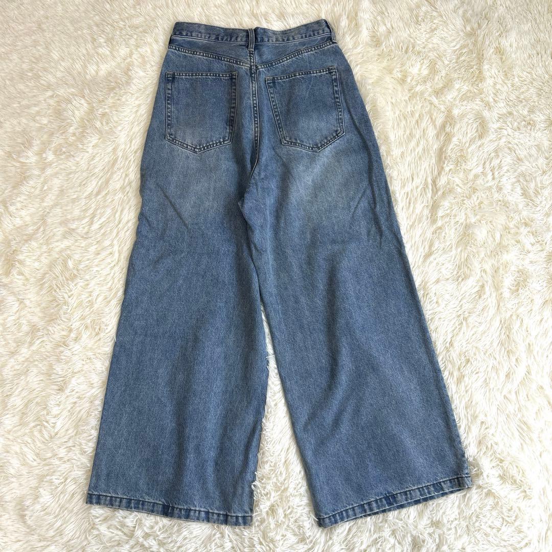 美品✨ 25SS ウィムガゼット デニムタックパンツ ワイドパンツ 完売品