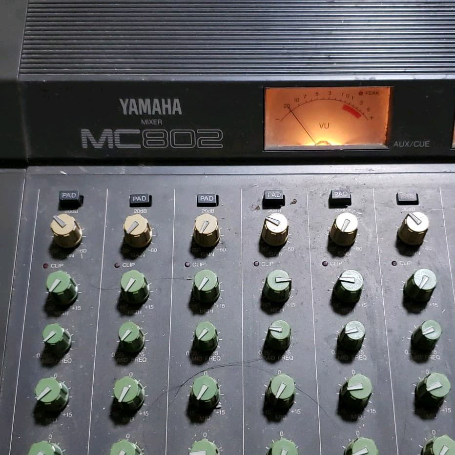 配信機器・PA機器・レコーディング機器 YAMAHA MIXER MC802 1980s