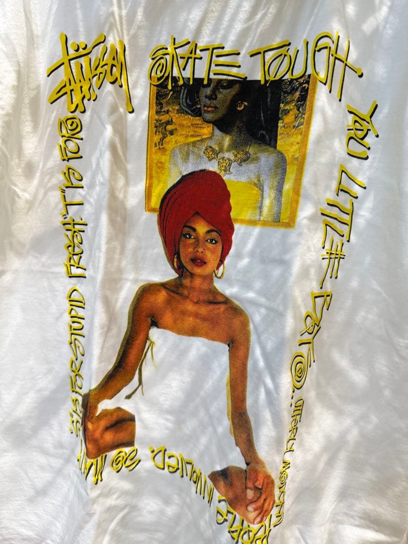 STUSSY ×SADE プリントTシャツ　madinUSAアーカイブXLサイズ